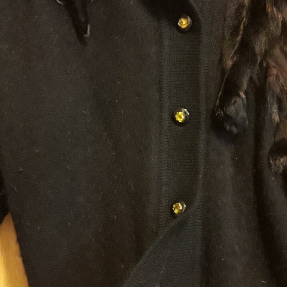 Unique Black Fox Jacket Size M - Picture 5 of 8